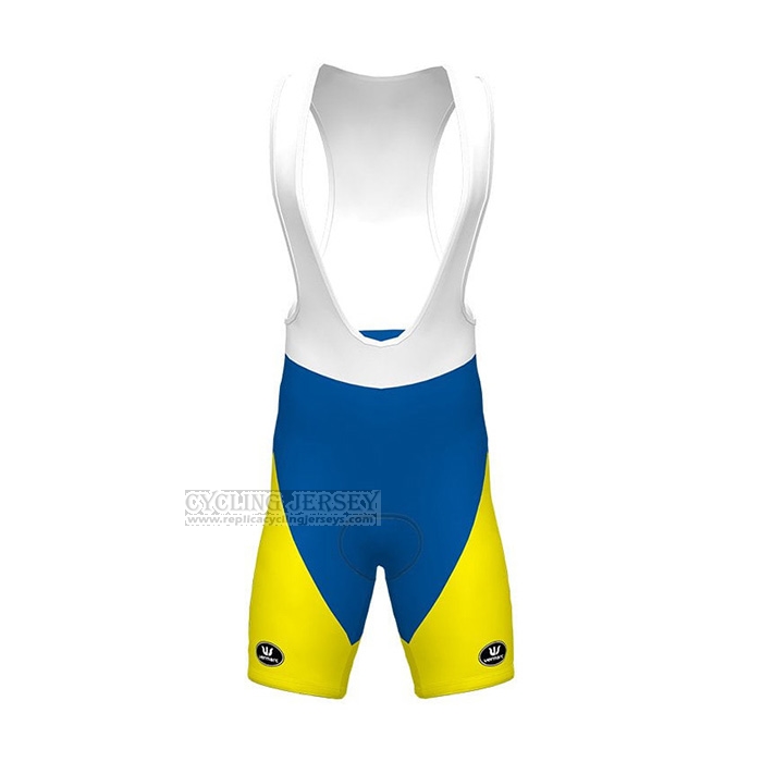 2021 Cycling Jersey Sport Vlaanderen-Baloise Blue White Yellow Short Sleeve and Bib Short